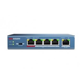 Hikvision 4-Port 100 Mbps Unmanaged PoE Switch - DS-3E0105P-E